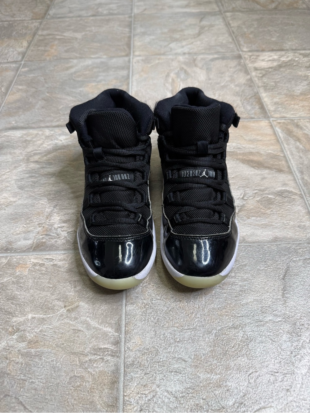 Air Jordan 11 Retro Hi OG Jubilee PS Shoe Size 3Y Black Preowned